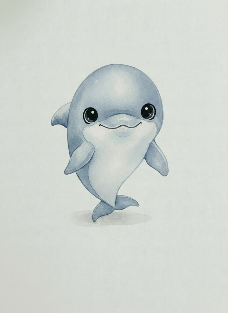 dn a01.1 baby watercolour print